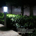 wholesale high lumens CE solar pole light for outdoor garden lighting